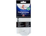 Lucovitaal Koper Geweven Compressie Steunkousen Wit 36-41 1PR