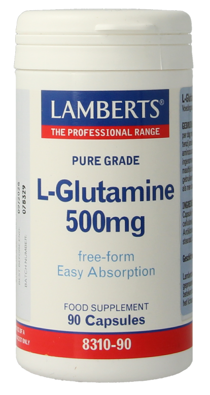 Lamberts L-Glutamine 500mg Vegacapsules