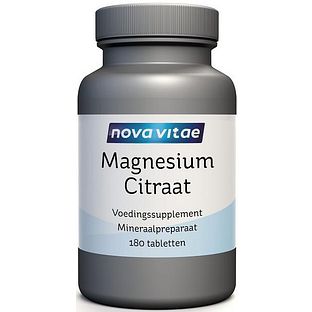 Nova Vitae Magnesium Citraat 200mg Tabletten 180TB