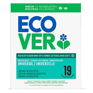 Ecover Waspoeder Universeel Lavendel & Eucalyptus 950GR Ecover Waspoeder Universeel Lavendel & Eucalyptus 950GR