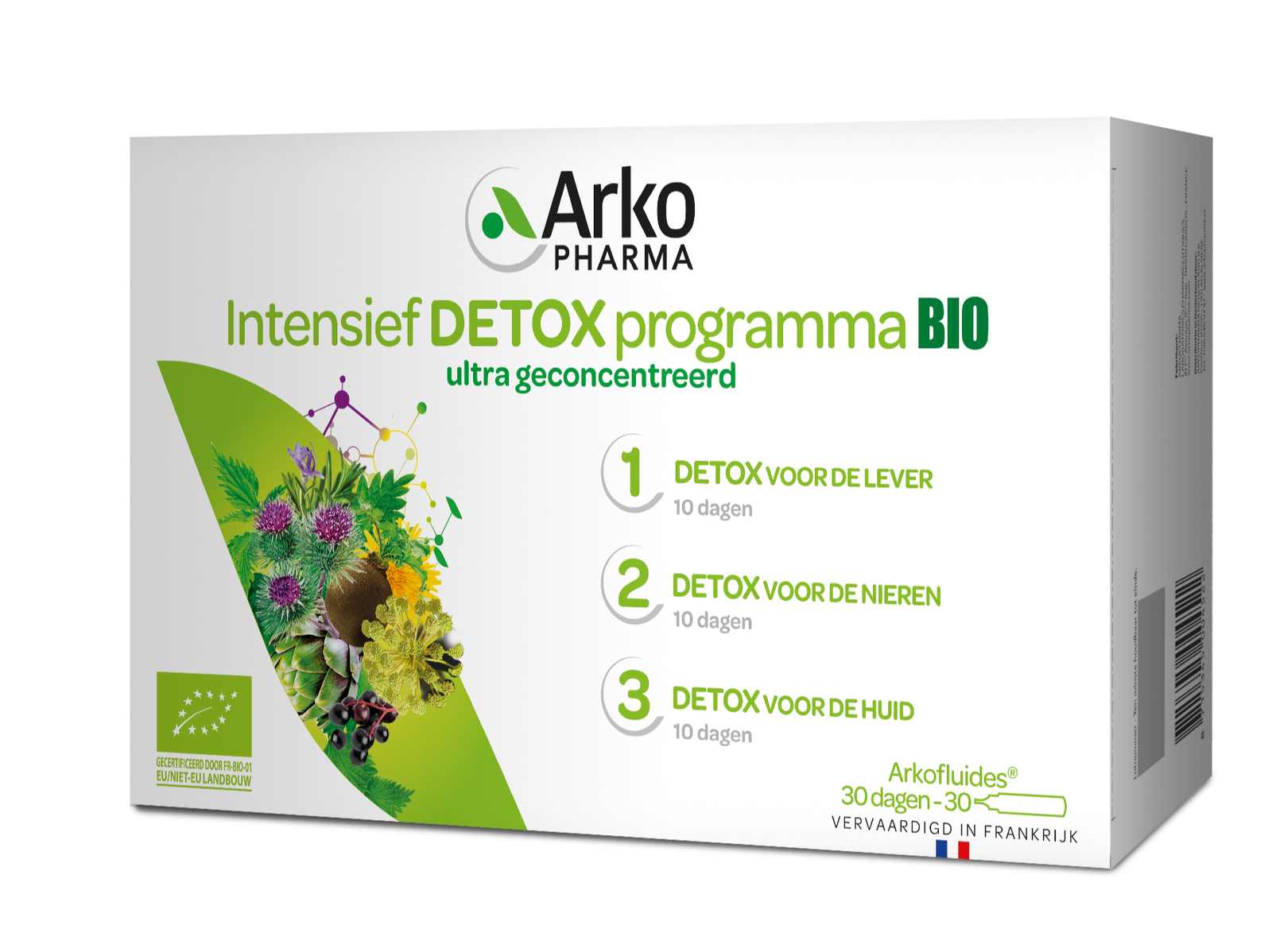 Arkopharma Intensief Detox Programma Bio Drinkampullen afbeelding