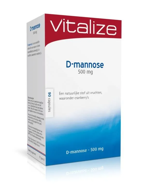 Vitalize D-mannose 500mg Capsules 90CP