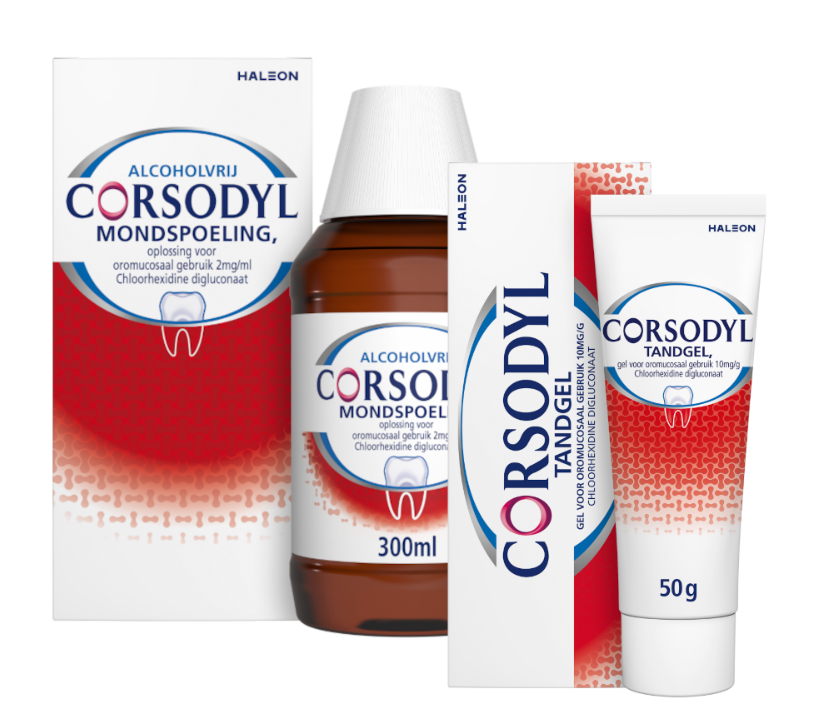 Corsodyl Mondverzorgingsset - Mondspoeling en Mondgel - afbeelding