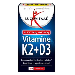 Lucovitaal Vitamine K2 + D3 Softgels 180SG