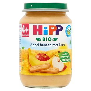 HiPP 4M+ Appel En Banaan Met Koek