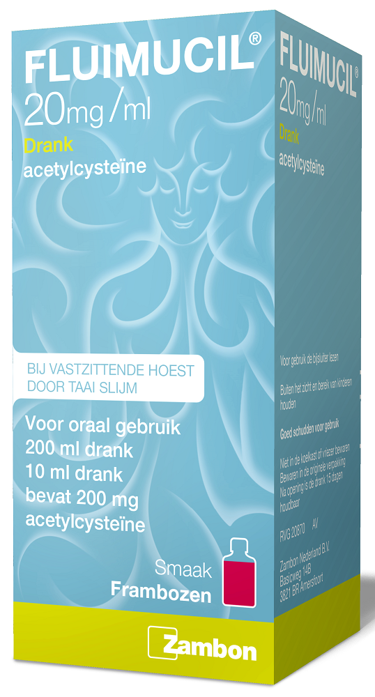 Fluimucil 20mg (2%) Drank afbeelding