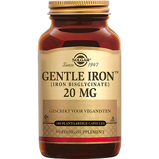 Solgar Gentle Iron 20 mg Capsules 180VCP