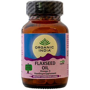 Organic India Flaxseed Oil Vegicaps 60VCP Organic India Flaxseed Oil Vegicaps 60VCP