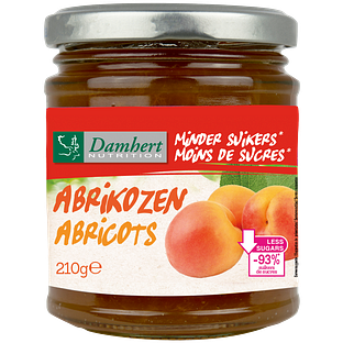 Damhert Low Carb Confituur Abrikozen 210GR