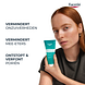 Eucerin Dermopure Clinical Zuiverende Scrub 100ML vrouwelijk model met product Eucerin Dermopure Clinical Zuiverende Scrub 100ML vrouwelijk model met product
