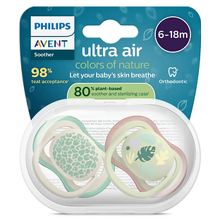 Avent Ultra Air Fopspeen Leaves 6-18M 2ST