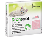 Dronspot 30mg/7,5mg Spot-On Oplossing Voor Kleine Katten Pipet 2ST