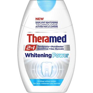 Theramed 2in1 Whitening Power Tandpasta + Mondwater 75ML