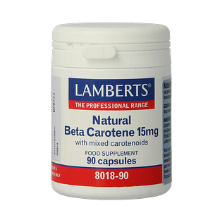 Lamberts Bèta Caroteen 15 mg Natuurlijk Capsules 90CP
