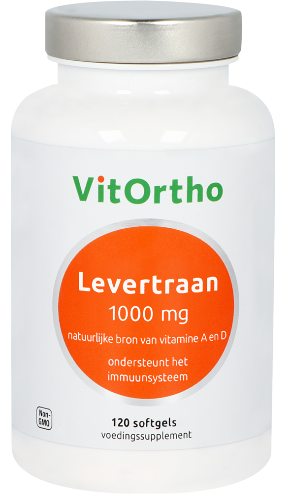 VitOrtho Levertraan 1000 mg Softgels 120ST
