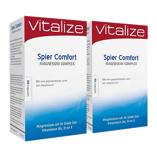 Vitalize Spier Comfort Magnesium Complex Capsules Voordeelverpakking 2x60CP