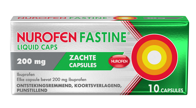 Nurofen Fastine 200mg Ibuprofen Capsules