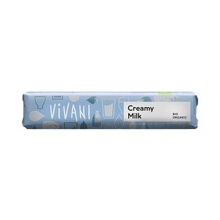 Vivani Creamy Milk Chocoladereep 40GR