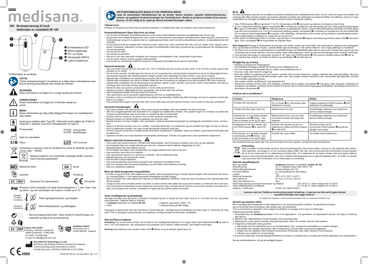 IB100 Insectenbeet Verzachter afbeelding van document #11, instructions