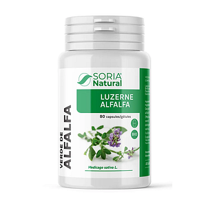 Soria Natural Luzerne Alfalfa Capsules 80CP