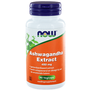 NOW Ashwagandha Extract 450mg Capsules 90CP