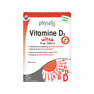 Physalis Vitamine D3 Ultra Capsules 100CP