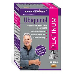 MannaVital Ubiquinol Platinum Capsules 60CP