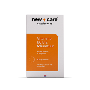 New Care Vitamine B6, B12, Foliumzuur Zuigtabletten 60TB