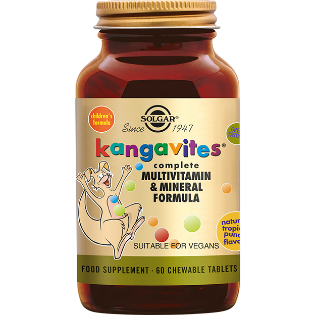 Solgar Kangavites Tropical Punch Multivitamine kauwtabletten voor Kinderen
