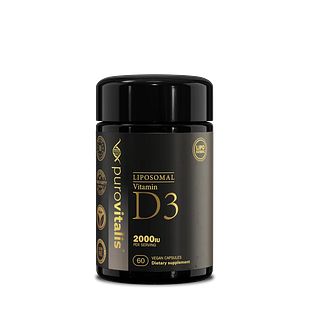 Purovitalis Liposomale Vitamine D3 Capsules 60CP Purovitalis Liposomale Vitamine D3 Capsules 60CP