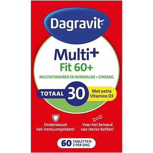 Dagravit Totaal 30 Multi+ Fit 60+ Tabletten 60TB