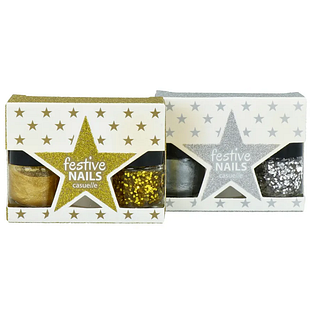 Casuelle Festive Nails Goud & Zilver 1ST