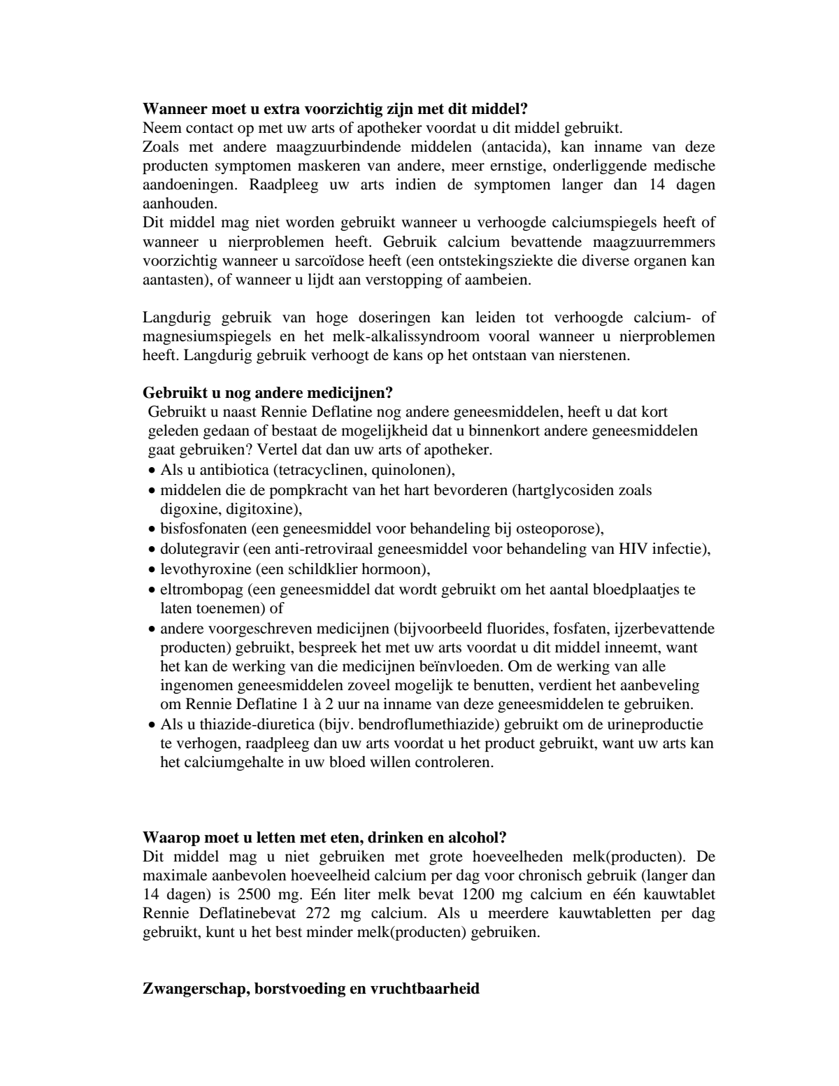 Deflatine kauwtabletten bij opgeblazen gevoel of winderigheid afbeelding van document #2, leaflet