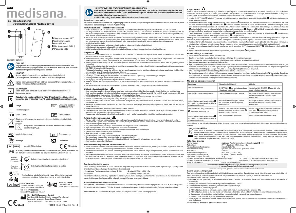IB100 Insectenbeet Verzachter afbeelding van document #21, instructions