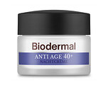 Biodermal Anti Age Nachtcrème 40+  met niacinamide & peptide 50ML
