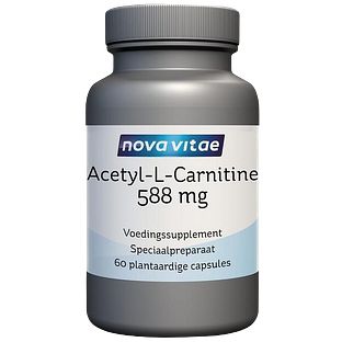 Nova Vitae Acetyl-L-Carnitine 588mg Capsules 60CP Nova Vitae Acetyl-L-Carnitine 588mg Capsules 60CP