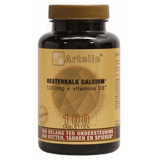 Artelle Oesterkalk Calcium 1200 mg Vitamine D3 Tabletten 100CP