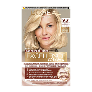 L'Oréal Paris Excellence Age Perfect Nudes 9.31 Licht Goudblond 1ST