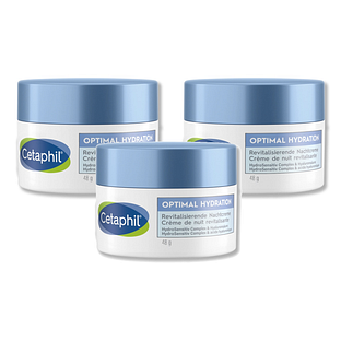 Cetaphil Optimal Hydration Revitaliserende Nachtcrème Multiverpakking 3x48GR Cetaphil Optimal Hydration Revitaliserende Nachtcrème Multiverpakking 3x48GR