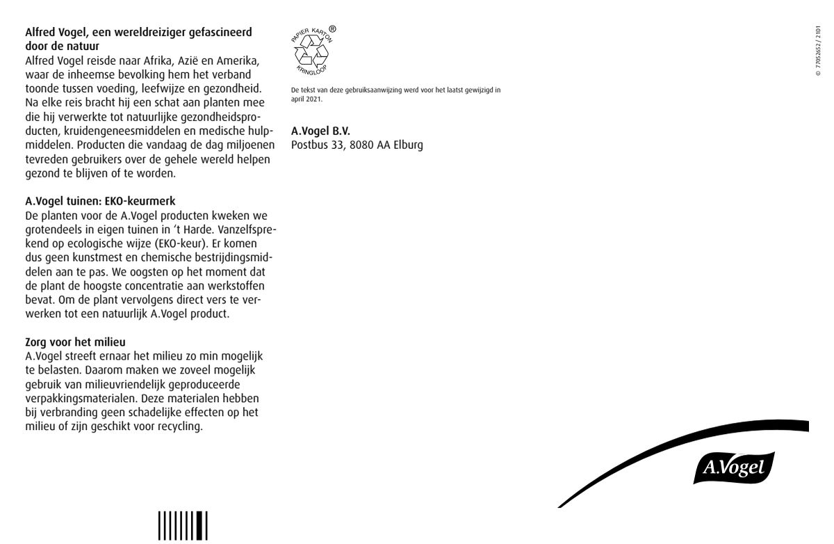 Pollinosan Tabletten afbeelding van document #2, instructions