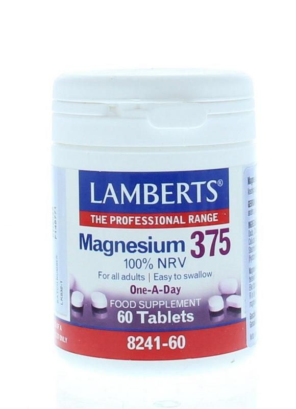 Lamberts Magnesium 375 Tabletten afbeelding 1