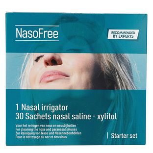 Dos Medical NasoFree Spoelzout Xylitol Startset 1ST