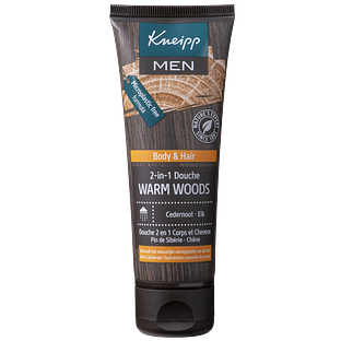 Kneipp Men Body & Hair 2-in-1 Douche Warm Woods Cedernoot Eik 75ML