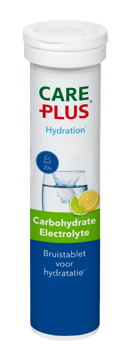 Care Plus Hydration Carbohydrate Electrolyte Bruistablet Lemon/Lime