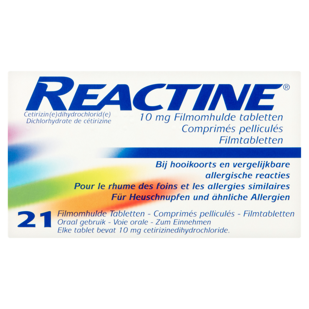Reactine Cetirizine 10mg Tabletten 21st afbeelding