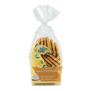 Billy's Farm Biologische Kokos Citroenkoekjes 175GR