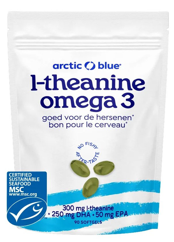 Arctic Blue L-Theanine Omega 3 Softgels 90CP