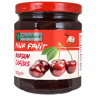 Damhert Puur Fruit Confituur Kersen 315GR