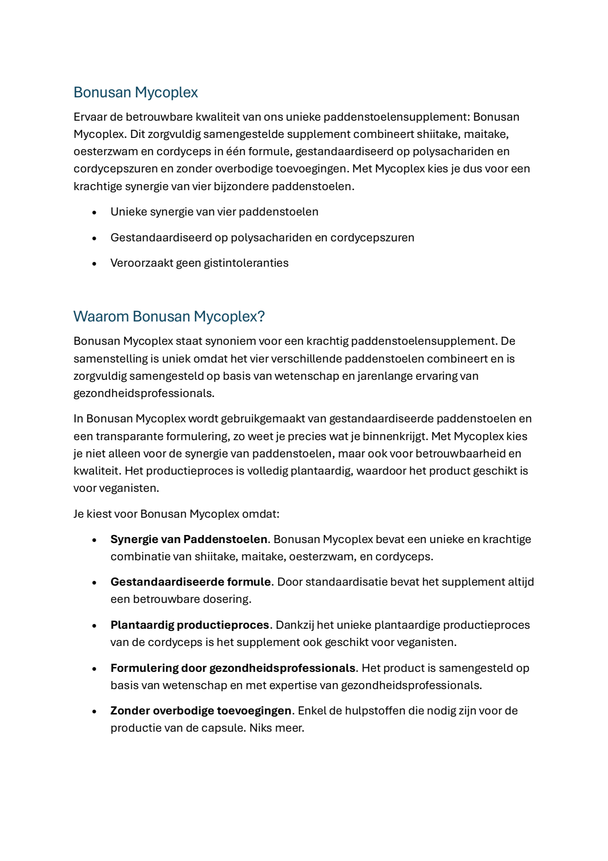 Mycoplex Capsules afbeelding van document #1, extra_info