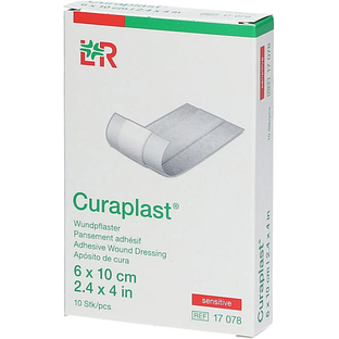 L&R Curaplast Pleister 6 x 10 cm Sensitive 10ST